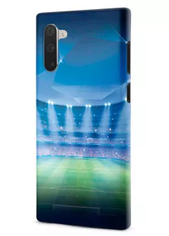 Samsung Note 10 гибридный противоударный чехол LoooK с картинкой - Футбольный стадион