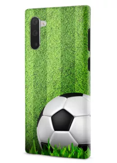 Samsung Note 10 гибридный противоударный чехол LoooK с картинкой - Футбольный мяч