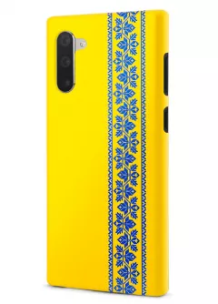 Samsung Note 10 гибридный противоударный чехол LoooK с картинкой - Украинский узор