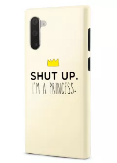 Samsung Note 10 гибридный противоударный чехол LoooK с картинкой - I'm a princess