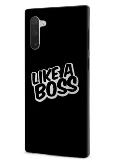Samsung Note 10 гибридный противоударный чехол LoooK с картинкой - Like a boss