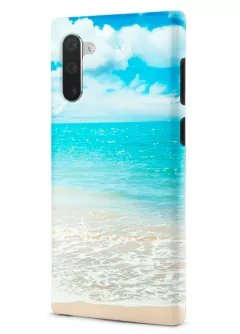 Samsung Note 10 гибридный противоударный чехол LoooK с картинкой - Морской пляж