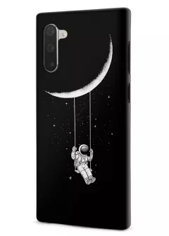 Samsung Note 10 гибридный противоударный чехол LoooK с картинкой - Качеля на луне