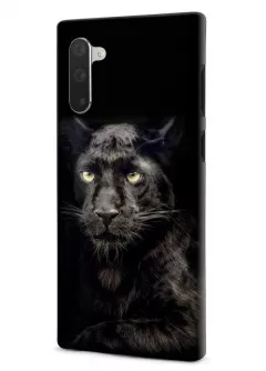 Samsung Note 10 гибридный противоударный чехол LoooK с картинкой - Пантера