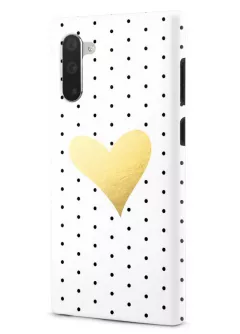 Samsung Note 10 гибридный противоударный чехол LoooK с картинкой - Love