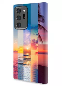 Samsung Note 20 Ultra гибридный противоударный чехол LoooK с картинкой - Aloha