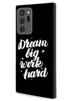 Samsung Note 20 Ultra гибридный противоударный чехол LoooK с картинкой - Dream Big Work Рard