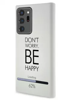 Samsung Note 20 Ultra гибридный противоударный чехол LoooK с картинкой - Будь счастлив