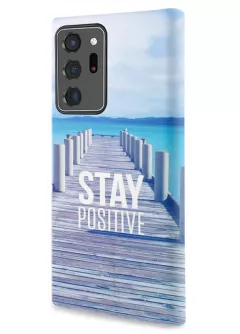 Samsung Note 20 Ultra гибридный противоударный чехол LoooK с картинкой - Stay Positive