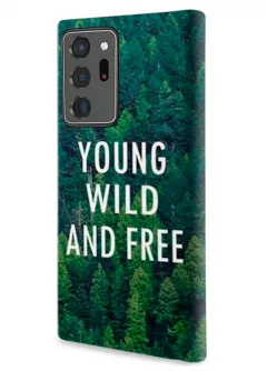 Samsung Note 20 Ultra гибридный противоударный чехол LoooK с картинкой - Молодой и свободный