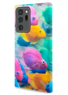 Samsung Note 20 Ultra гибридный противоударный чехол LoooK с картинкой - Морские рыбки
