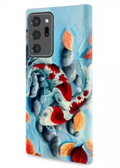 Samsung Note 20 Ultra гибридный противоударный чехол LoooK с картинкой - Любовь рыбок