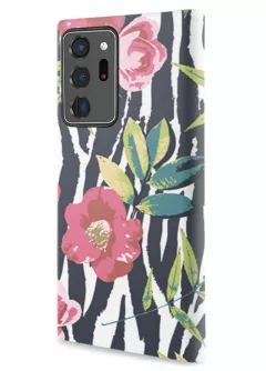 Samsung Note 20 Ultra гибридный противоударный чехол LoooK с картинкой - Пастельные цветы