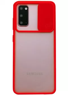 Чехол Camshield mate TPU со шторкой для камеры для Samsung Galaxy S20, Красный