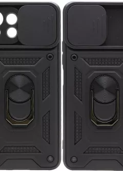 Ударопрочный чехол Camshield Serge Ring for Magnet для Xiaomi Mi 11 Lite, Черный