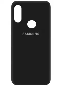 Чехол Silicone Cover My Color Full Protective (A) для Samsung Galaxy A10s, Черный / Black
