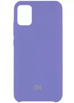 Чехол Silicone Cover (AAA) для Xiaomi Mi 10 Lite, Сиреневый / Elegant Purple