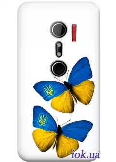 Чехол для HTC Evo 3D - Бабочки