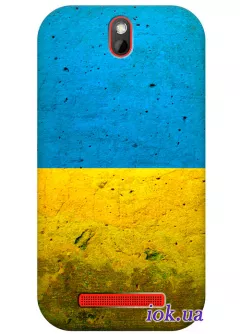 Чехол для HTC One ST - Украинская стена