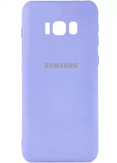 Чехол Silicone Cover My Color Full Camera (A) для Samsung G955 Galaxy S8 Plus, Сиреневый / Dasheen