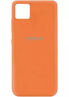 Чехол Silicone Cover My Color Full Protective (A) для Realme C11, Оранжевый / Orange
