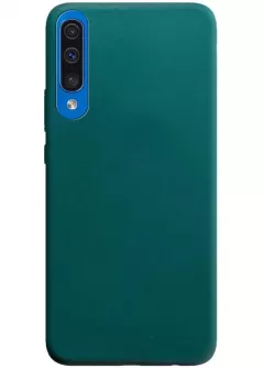 Силиконовый чехол Candy для Samsung Galaxy A50 (A505F) / A50s / A30s, Зеленый / Forest green