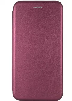 Кожаный чехол (книжка) Classy для Samsung Galaxy A22 4G / M32, Бордовый