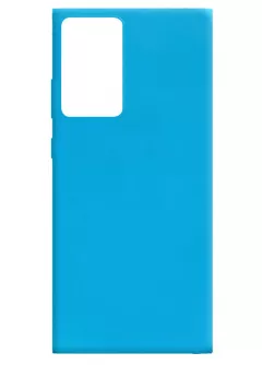 Силиконовый чехол Candy для Samsung Galaxy Note 20 Ultra, Голубой
