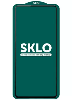Защитное стекло SKLO 5D (full glue) (тех.пак) для Samsung Galaxy S20 FE, Черный
