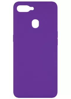 Чехол Silicone Cover Full without Logo (A) для Oppo A5s / Oppo A12, Фиолетовый / Purple