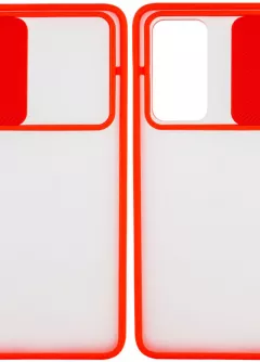 Чехол Camshield mate TPU со шторкой для камеры для Oppo A52 / A72 / A92, Красный