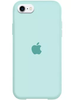 Чехол Silicone Case Full Protective (AA) для Apple iPhone SE (2020), Бирюзовый / Turquoise