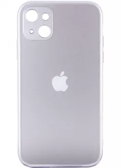 TPU+Glass чехол Matte Candy Full camera для Apple iPhone 13 mini (5.4"), Белый