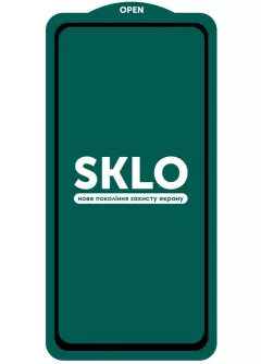 Защитное стекло SKLO 5D (full glue) (тех.пак) для Samsung Galaxy A11 / M11, Черный