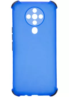 TPU чехол Ease Glossy Buttons Full Camera для TECNO Spark 6, Синий