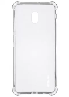 TPU чехол GETMAN Ease logo усиленные углы для Xiaomi Redmi 8a, Бесцветный (прозрачный)