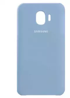 Чехол Silicone Cover (AA) для Samsung J400F Galaxy J4 (2018), Голубой / Lilac Blue
