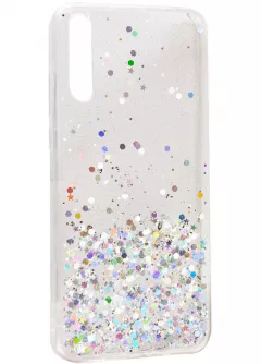 TPU чехол Star Glitter для Huawei Y8p (2020) / P Smart S, Прозрачный