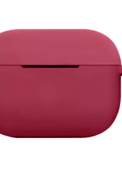 Силиконовый футляр New с карабином для наушников Airpods Pro, Красный / Rose Red