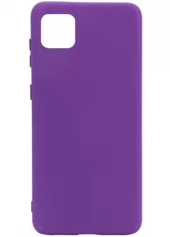 Чехол Silicone Cover Full without Logo (A) для Huawei Y5p, Фиолетовый / Purple