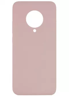 Чехол Silicone Cover Full without Logo (A) для Xiaomi Redmi K30 Pro / Poco F2 Pro, Розовый / Pink Sand
