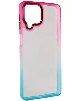 Чехол TPU+PC Fresh sip series для Samsung Galaxy M53 5G, Бирюзовый / Розовый