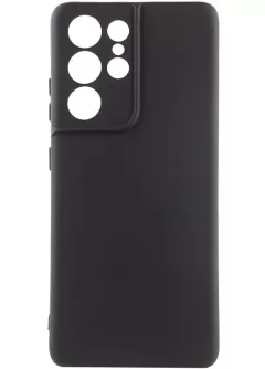 Чехол Silicone Cover Lakshmi Full Camera (A) для Samsung Galaxy S21 Ultra, Черный / Black