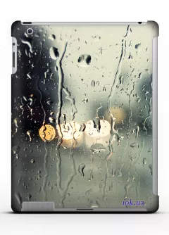 Стильный 3D чехол c фото для iPad 2/3/4 - Rain