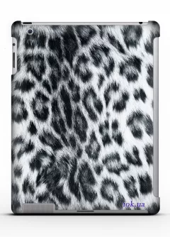 3D кейс "Снежный леопард" для iPad 2/3/4 - Snow Leopard