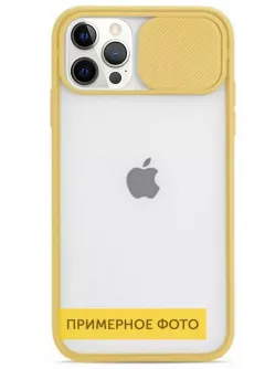 Чехол Camshield mate TPU со шторкой для камеры для Xiaomi Redmi Note 8 Pro, Желтый