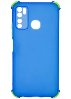 TPU чехол Ease Glossy Buttons Full Camera для TECNO Spark 5 Pro, Синий