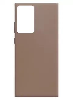 Силиконовый чехол Candy для Samsung Galaxy Note 20 Ultra, Коричневый
