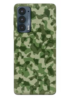 Motorola Edge 20 силиконовый чехол с картинкой - Камуфляжный стиль