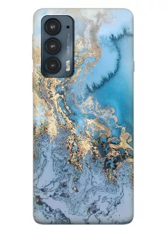 Motorola Edge 20 силиконовый чехол с картинкой - Необычный опал